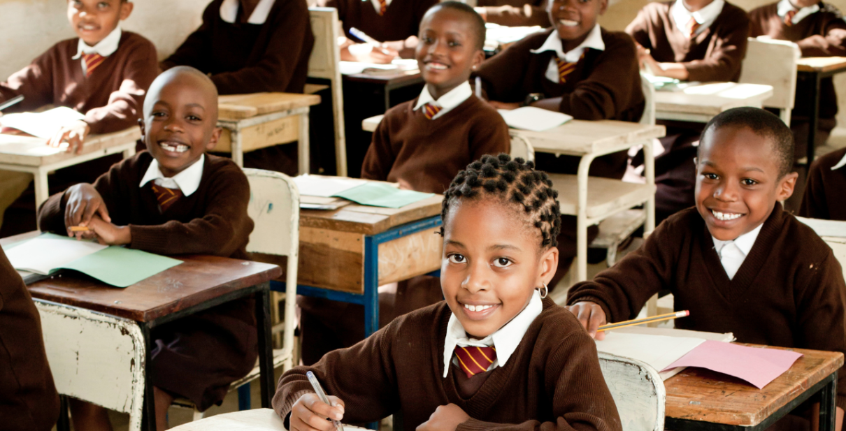 Group of smiling children