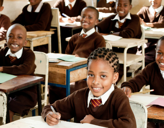 Group of smiling children